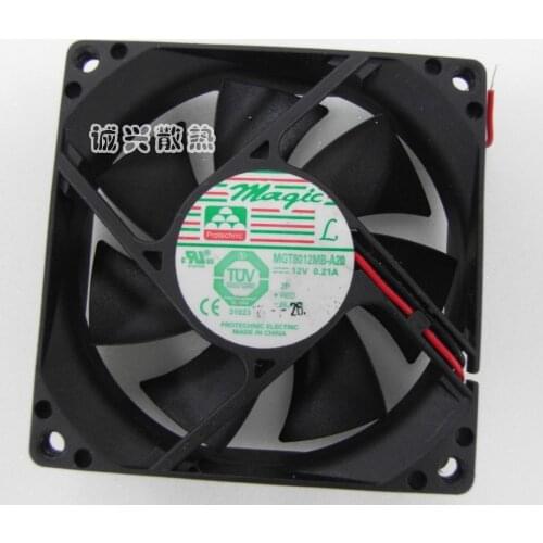 For Protechnic ventilation fan mgt8012mb-a20 8020 12v ball bearing dc ventilation fan