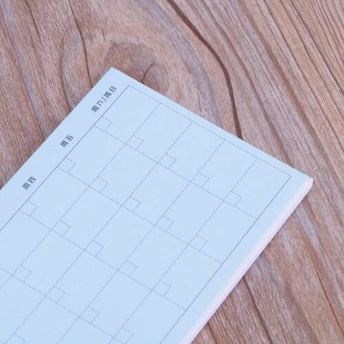 Inventory Weekly Daily Monthly Planner Notebook Sticky Note Pads Schedule Memo