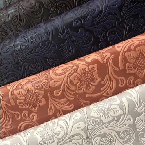 Synthetic PU home decoration decorative pattern embossed leather materials