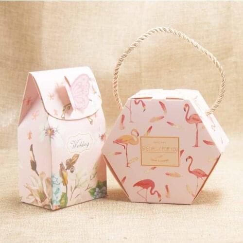 10pcs Personality Birthday Party Wedding Supplies Box Decoration Gifts Paperboard Delicate Cute Kids Favor Popular Candy Boxes