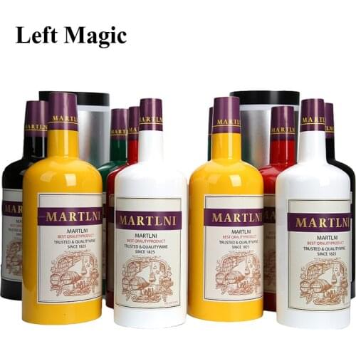 Multicolour Multiplying Bottles/Moving Increasing and Coloring tora Bottles(10 bottles Pured Liquid)Magic Trick Stage Illusion