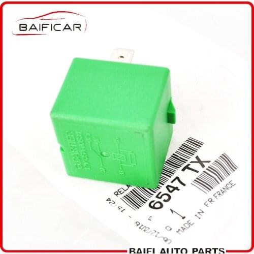 Baificar Brand New Genuine 5-Pin Green Relay 6547TX Multi-Use Relay Electronic Fan Relay For Pegeot 206 207 307 Citroen C2
