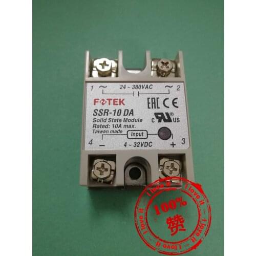Single-phase solid state relay SSR-10DA new original electromechanical
