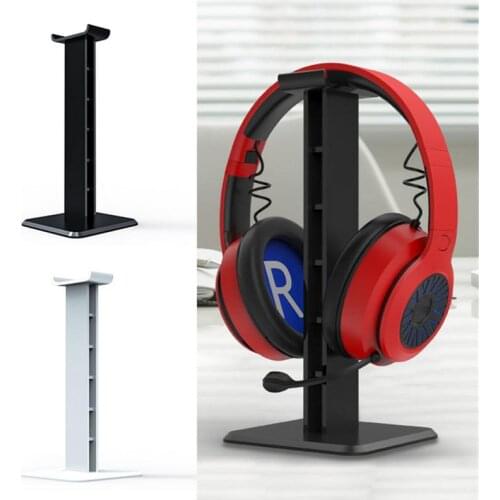 Practical Gaming Headphone Holder Headset Show Shelf Head-Mounted Hook Display Shelf Headphone Bracket Hanger Support Bracket