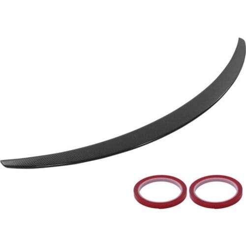 Trunk Lid Spoiler Carbon Fiber Look for AMG Style Fit for Mercedes-Benz E-Class C238 Coupe 2017 2018 2019 2020 Replacement