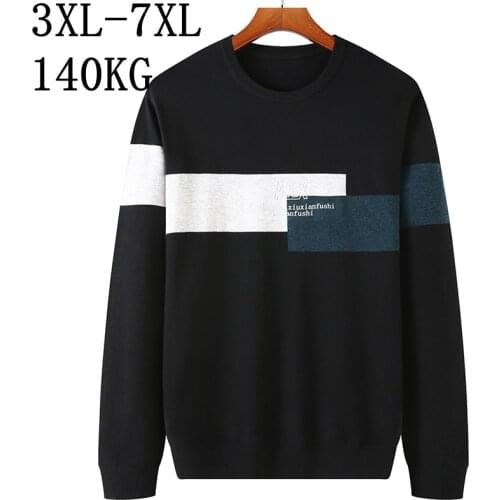7XL 6XL 5XL Patchwork Oversized Sweaters Men 2021 New Fashion Mens Christmas Sweater Spring Autumn Male Soft Warm Pullovers