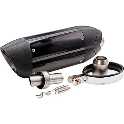 Yolinson Motorcycle Motor Exhaust MT09 ZX10R ZX6 Z900 Exhaust Pipe Ninja250 Er6n Z1000 R15 MT03 R3 Z125 CB190F CBR300