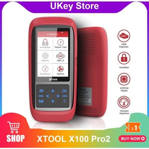 XTOOL X100 Pro2 Auto Key Programmer with EEPROM Adapter Support Mileage Adjustment X-100 Key Programmer Update Online
