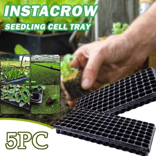 105 Cells Seed Sprouter Tray 5/10 pieces Nursery Plug Tray Seedling Transplant Trays Seeds Germination Experiment Trays