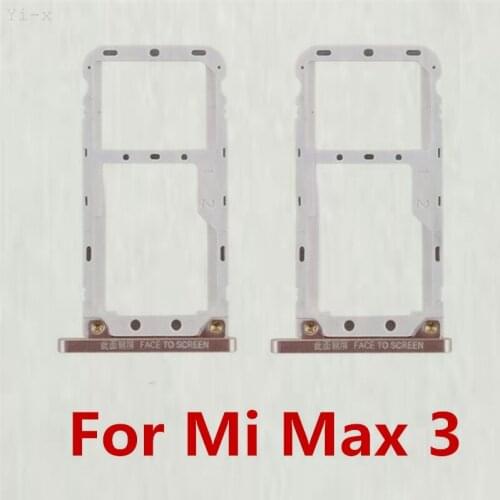 50pcs/lot SIM Card Tray Slot Holder Adapters For Xiaomi Mi Max 3 Max3