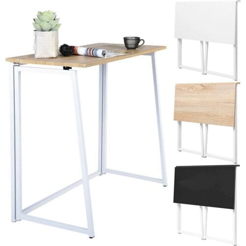 80x45x74cm Household Folding Computer Desk Bureau Desks Study Table Save Space Simple Style Notebook Laptop Office Desktop Home