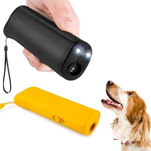 Strengthen Pet Dog Training equipment Ultrasound Repeller 3 in 1 Control Trainer Device Anti Barking Stop Bark Deterrents