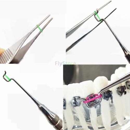 Free shippng 1Pcs Dental Orthodontic TWIRL-ON Module Ligature Tie Placer Placement Convinient Usage Tool