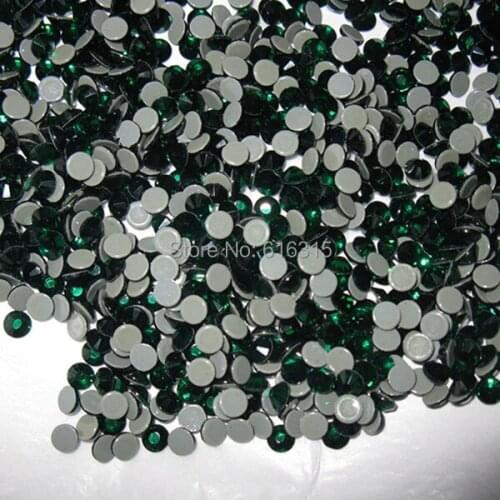 Free shipping !!! SS16 size 4mm with emerald color 1440 pcs per pack ;used for arabic wedding dress
