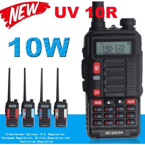 Two Way Radio Baofeng UV10R Portable Walkie Talkie 50km Long Range VHF UHF Dual Band Ham Radio HF Transceiver Baofeng UV 10R