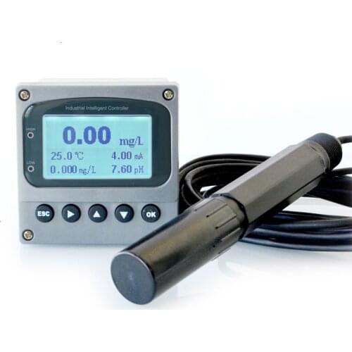 Real Time Ammonium ISE Ion Meter Controller Industrial Monitor Analyzer RS-485 Modbus RTU 4-20mA Relays NH4 Electrode Sensor