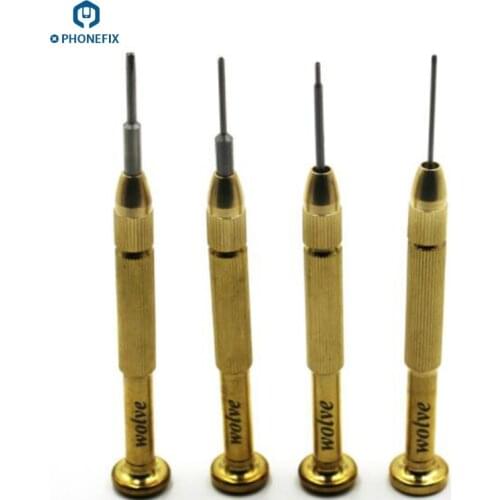 Precision Screwdriver Set Copper Screwdriver Magnetic Bits for Mobile Phone Opening Repair for iPhone DIY Repair Hand Tools Kit