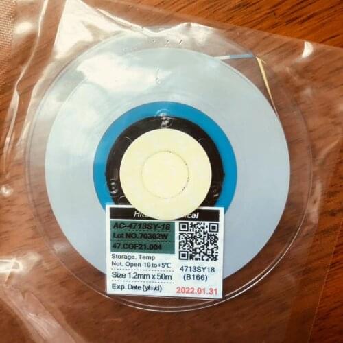 New Date Original ACF Conductive Adhesive AC-4713SY-18 1.2mm Repair LCD TV Glass End Tape
