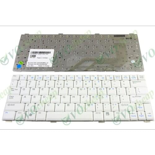 New and Original Notebook Laptop keyboard For Dell Vostro 1200 White US Version - V022302BS1 0DP91F