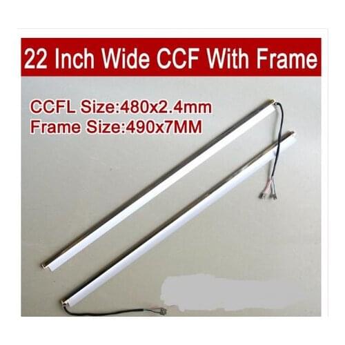 New!!22'' inch wide dual lamps CCFL with frame,LCD lamp backlight with housing,CCFL with cover,CCFL:480mmx2.4mm,FRAME:490mmx7mm