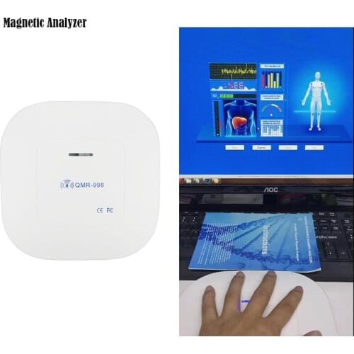 New QMR-998 Quantum Resonance Magnetic Analyzer Set Hand Touch Quantum Body Analyzer With 52 Reports For Sub-health Test