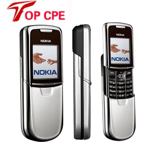 Original Unlocked Nokia 8800 Classic Mobile Phone Bluetooth Russian Arabic English Keybaord GSM Gold Sliver Black Refurbished