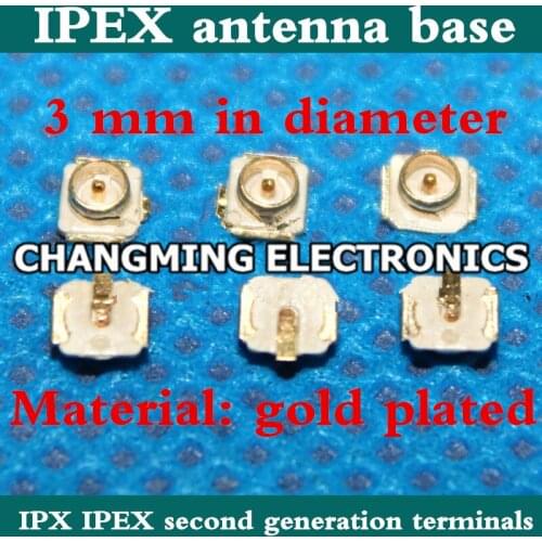 IPEX antenna base IPX 20279-001 Patch antenna seat plate end is fully compatible with U.F L connector(Free Shipping)50PCS