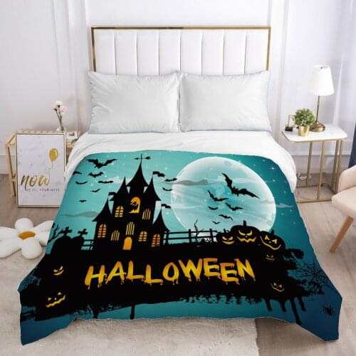 Cartoon Hallowmas Childrens Duvet cover Quilt/Blanket/Comfortable Case Bedding for kids baby boy girls 140x200 for Home moon