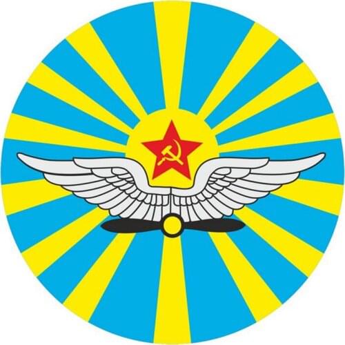 Personality PVC Decal USSR Air Force Waterproof Car Sticker on Motorcycle Laptop Car Window Body Decorative Stickers Accessories