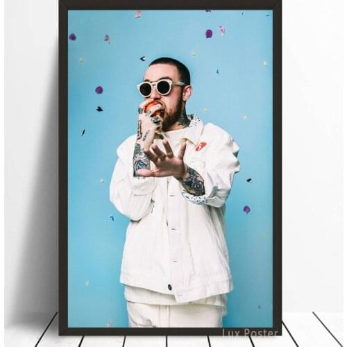 R.I.P Mac Miller Rapper Hip Hop Singer Star Poster Prints Wall Art Canvas Painting Wall Picture For Living Room Home Decoration