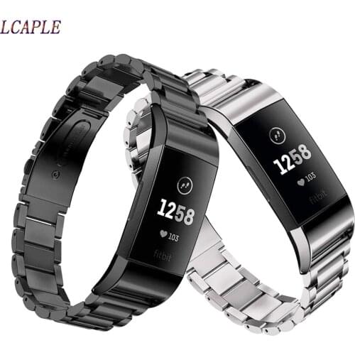 Stainless steel strap for Fitbit charge 3 band Replacement wristband Charge3/Charge4 Smart Watch Bracelet Fitbit Charge 4 band