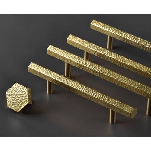 Brass Cabinet Handles Kitchen Knobs Pot Drawer Pull Bathroom Cabinet Handle Wardrobe Knob Furniture Hardware