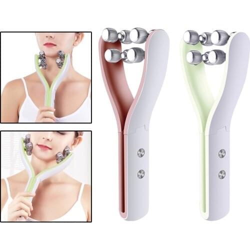 Hand-Held Electric Facial Massager V Face Roller Beauty Instrument Skin Care