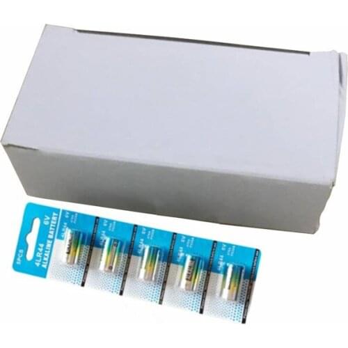 50pcs/pack Wama 4LR44 6V Dry Alkaline Battery Cells Car Remote Watch Toy Calculator Burglar Alarms Dog Training Shock Collar