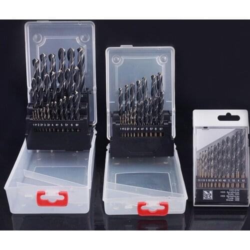 13-19-25Pcs/Set Twist Drill Bit DIY 2020NEW Hot Hi-Quality Tungsten High Speed Steel 110mmLength Professional Tools Thicken Gift