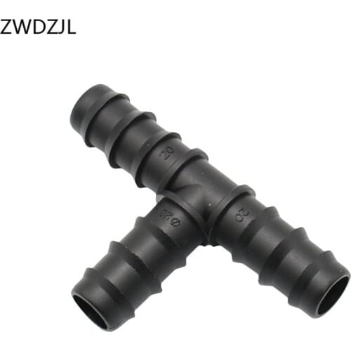 Garden irrigation tee 3/4 water splitter 20mm garden hose 3 way connector tee barbed splitter water adapter 3pcs