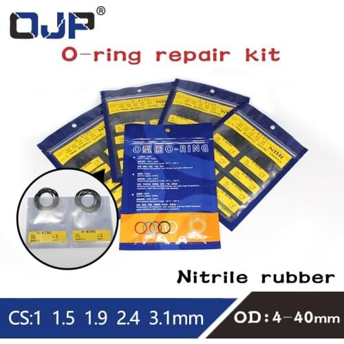 Nitrile rubber O-ring sealing ring repair kit CS1/1.5/1.9/2.4/3.1mm NBR oil resistant wear-resistant and waterproof sealing