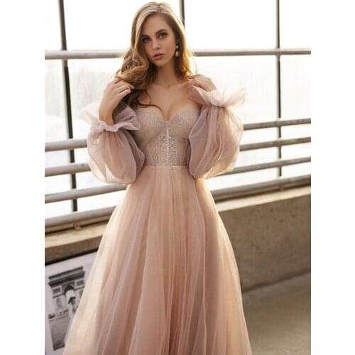 Vintage Beach Blush Pink Wedding Dresses Sweetheart Lace Appliqued Boho Princess Wedding Party Gown Plus Size Bridal Dress