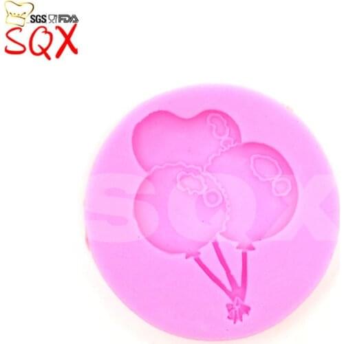 Balloons 3D Silicone Mold For Cake Decorating Sugarcraft Baking Decorating Tools Fondant Silicon Moldes De SQ16170
