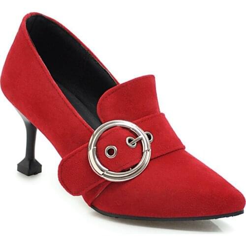 In the spring of 2019 new high heel cat with shallow mouth joker single shoes female 31-43