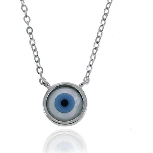 Ancl 925 K Silver Lucky Charm Women Necklace