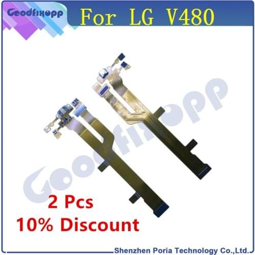 1 Pcs For LG G Pad 8.0 V480 Dock Connector Micro USB Charging Port Flex Cable Module Board Replacement Parts