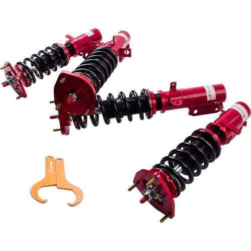 24 Step Adjustable Damper Coilovers Suspension for Toyota Corolla AE100 AE101 AE111 88-99