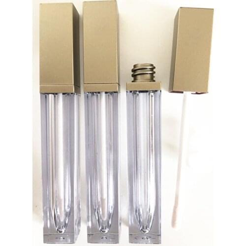 30Pieces 50pcs 6ml Lip Gloss Tubes Empty Lip Gloss Containers Clear Lip Balm Bottle with Rubber Stoppers