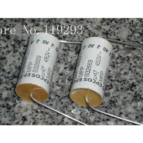 [BELLA]original EPCOS film MFP B32669 series 450V ~ 0.47UF copper coupling capacitor feet Promise--10pcs/lot