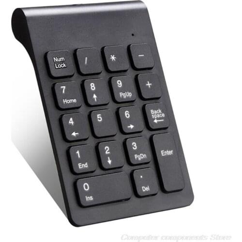2.4GHz Wireless Numeric Keypad 18 Keys Digital Keyboard for Accounting Teller Laptop Tablets F26 21 Dropshipping