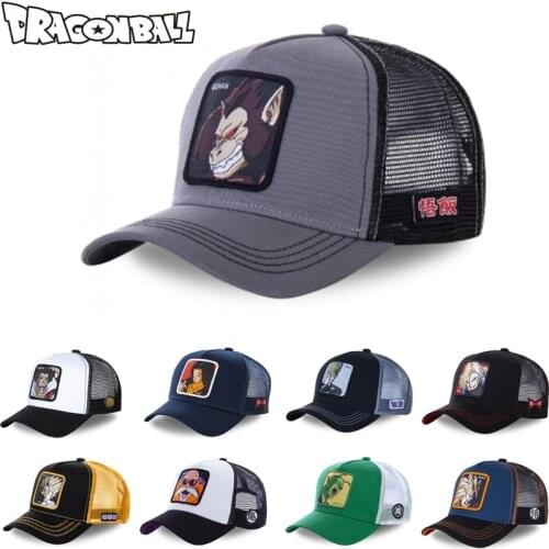 New Brand DRAGON BALL Z All Styles Snapback Cotton Baseball Cap Men Women Hip Hop Dad Mesh Hat Trucker Hat Dropshipping