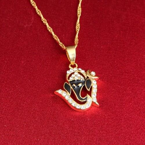 Middle East India African 24K Gold Color Fashion Pendant Jewelry