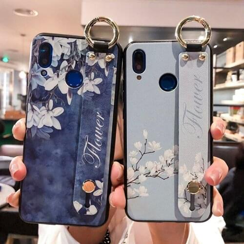 Wrist Strap Phone Cases For Huawei Mate 10 9 Pro P20 Pro Lite Honor 8X play Nova 2s 3i 3e Cover Phone Holder Cases Mate 9 Pro
