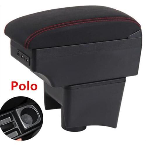 Car Armrest Case For Polo 2011-2018 Armrest Central Store Content Storage Box